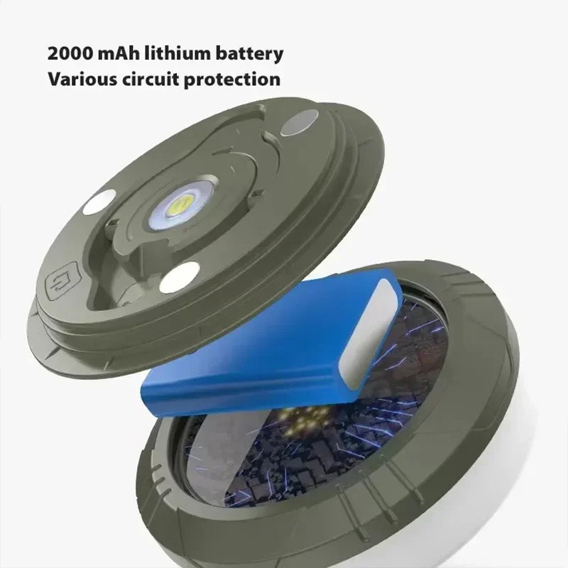 4in1 Camping Lamp Strip LED Atmosphere 10M Length Waterproof Recyclable Light Belt Outdoor Garden Decoration Lamp for Tent Room