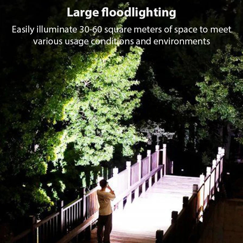Outdoor Camping Light Ultra Long Endurance Strong Light Stall Portable Solar Lamp Charging Light Camp Light