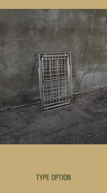 ARBOR FOLDING STAINLESS BASKET WILD CAMPING OUTDOOR