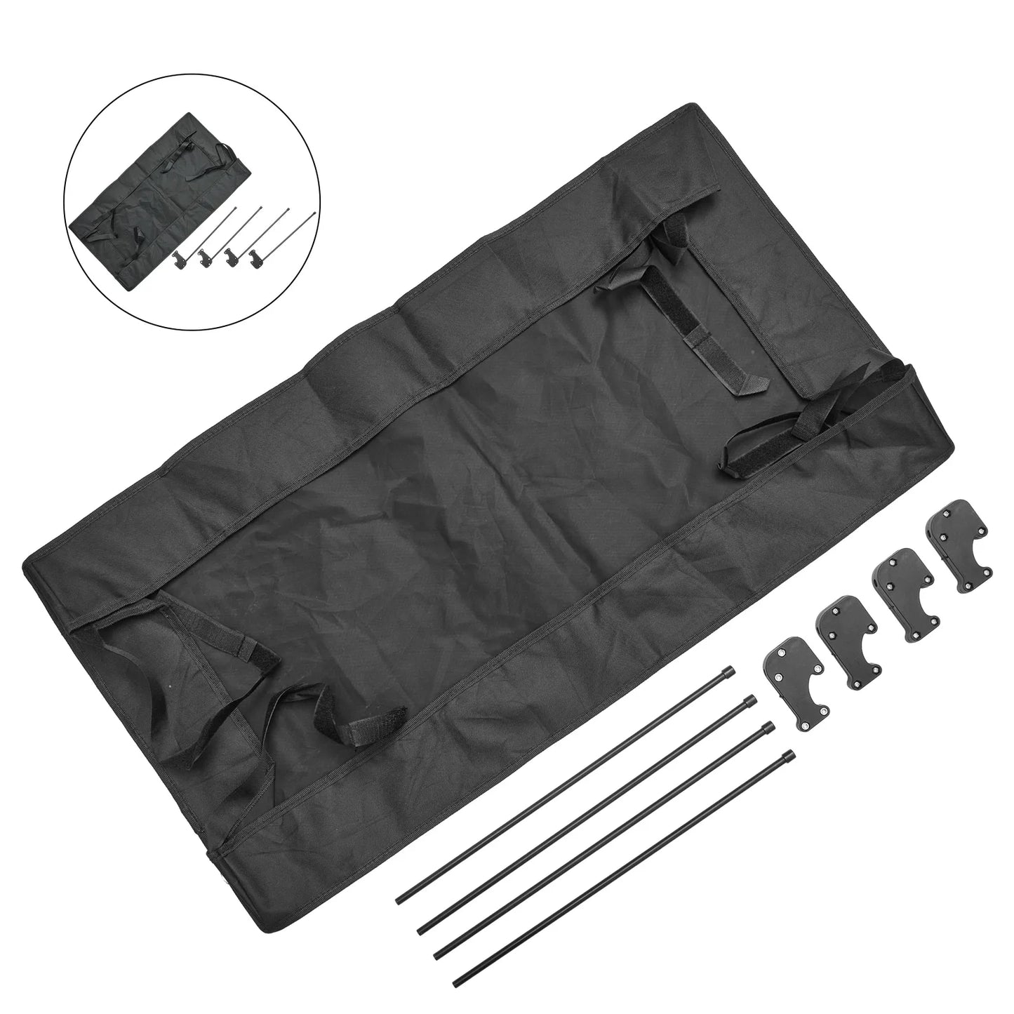 Hot Sales Awning Canopy Waterproof For Wagon Attachment Sun  Oxford Cloth Shade Cover For Trolley Outdoor Camping Cart