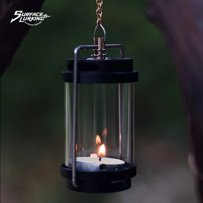 MOUNTAINHIKER GOPEAK Outdoor Candle Light Set Picnic Camping Retro Decorate Ambience Light Creative Desktop Bedside Candle Light