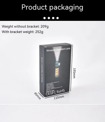 Multi-function Camping Mosquito Lamp Rechargeable Portable LED Flashlight Outdoor Lighting Mosquito Repellent Light with Tripod