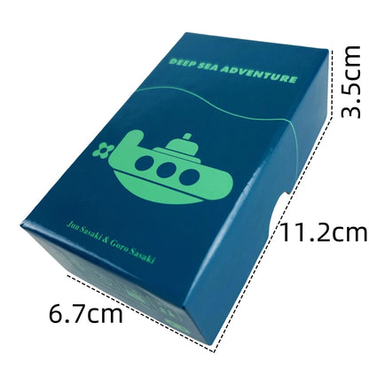 Deep Sea Adventure Board Game Card Game Family Party Entertainment Interactive Toys Gift for Children Funny English Game