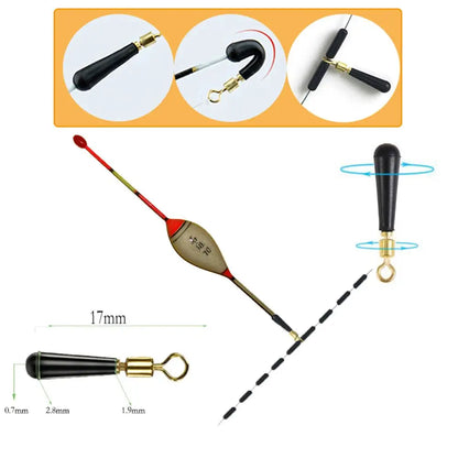 5pcs Fishing Floats Balsa Wood Flotteur Portable Durable Peche Shallow Floating Exquisite Models Accessories