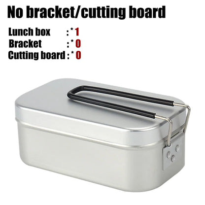 Ultralight Tableware Camping Cookware Lunch Box Cooking Pots Picnic Accessories Outdoor Cutlery Kitchen Set Hiking Sports