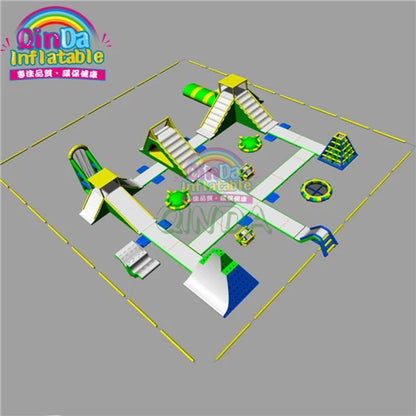 Water Obstacle Course Water Games For Adults Inflatable Water Park Equipment