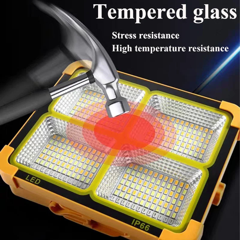 Portable Solar Outdoor Light Rechargeable Emergency LED Lamp with USB Port Sunlight Lantern Parkside Travel Hike Camping Lights