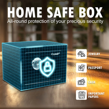 4.6L Lockable Money Safe Box
