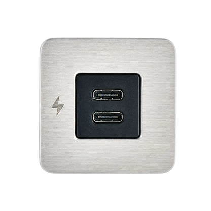 Scanstrut TILE TILE TILE Flush‑Mount USB‑C PD Socket 12 | 24V | 4Boats