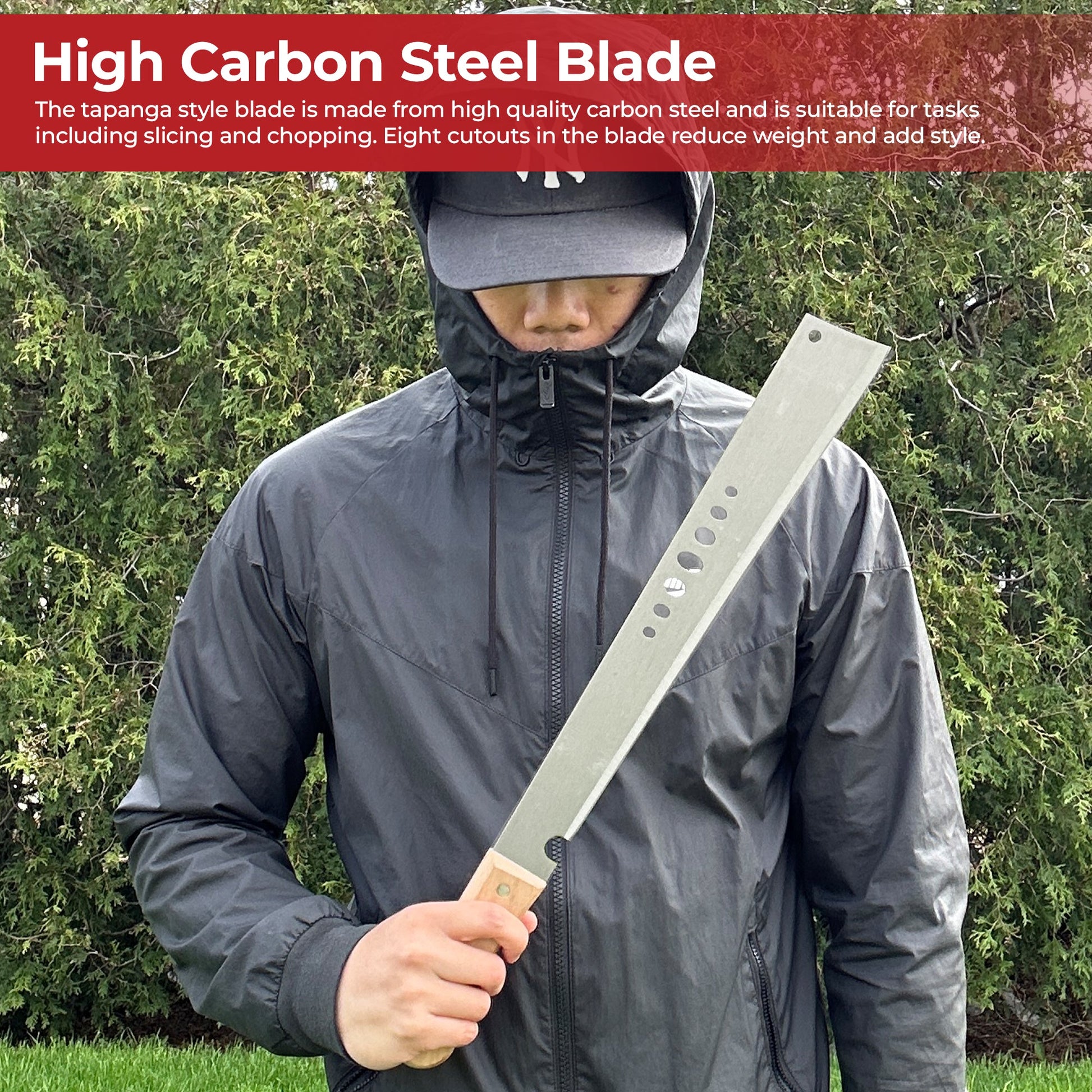 Survival Instincts Outdoor Tapanga Machete Knife-3