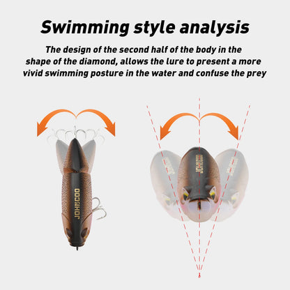 Floating Sinking Baits 2 Sections 8cm Multi Jointed Swimbait VIB Fishing Lures Swimbait for Fishing Pike Bass Fishing Tackle