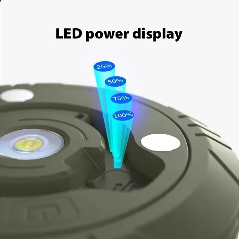 4in1 Camping Lamp Strip LED Atmosphere 10M Length Waterproof Recyclable Light Belt Outdoor Garden Decoration Lamp for Tent Room