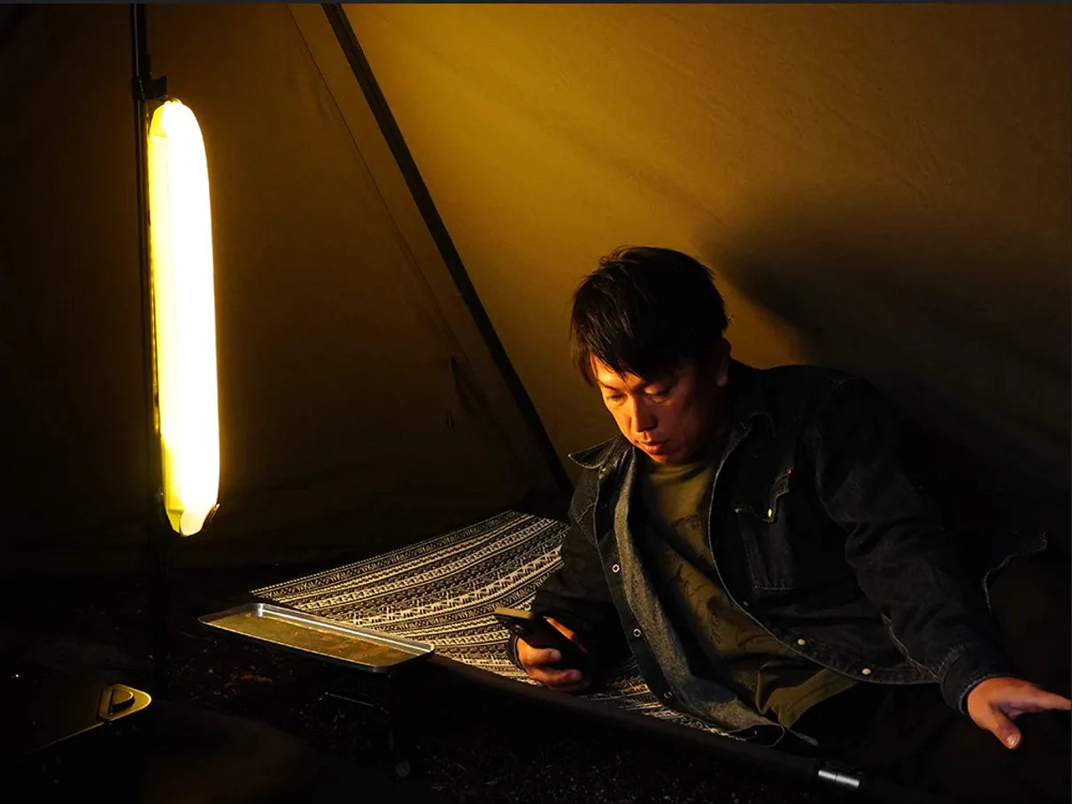 Portable Air Tube Light Foldable LED Soft Light Inflatable USB Solar Charging Waterproof Outdoor Photography Camping Lighting