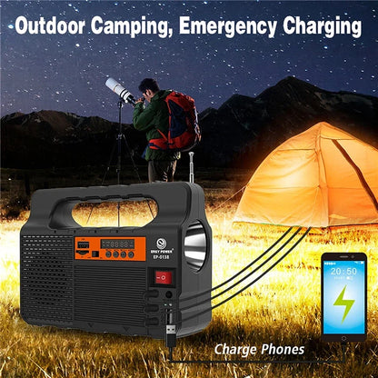 Solar Portable Lighting Solar Power Panel Generator Kit with 3 LED Bulbs Outdoor Camping Hiking Solar Lighting Small Home System