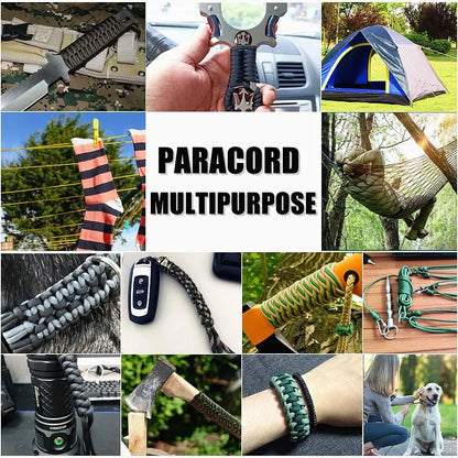 9-Core 650lb Paracord 5/15/31m Dia 4mm Military Tactical Survival Parachute Rope For DIY Making Lanyard Bracelet Dog Collar Tent