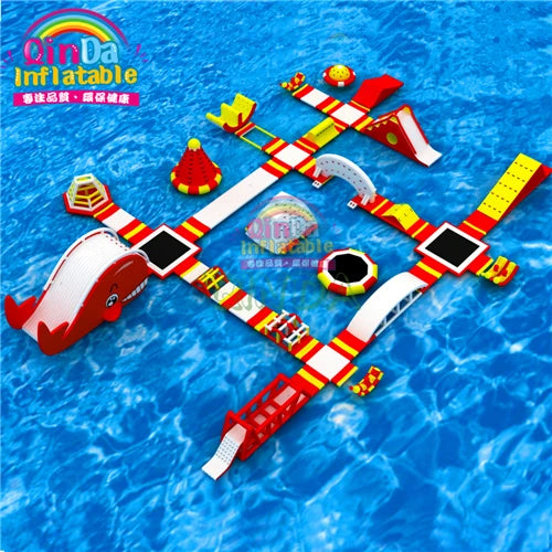 Water Obstacle Course Water Games For Adults Inflatable Water Park Equipment