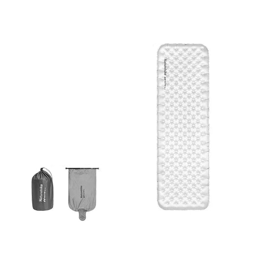 Inflatable Pad 6.5 R-Value Thermal Air Mattress White-0