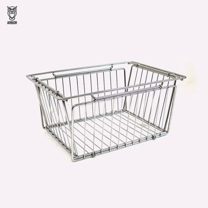 ARBOR FOLDING STAINLESS BASKET WILD CAMPING OUTDOOR