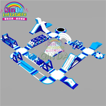 Water Obstacle Course Water Games For Adults Inflatable Water Park Equipment