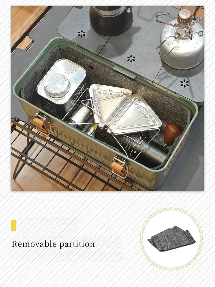 Folding Table Top Aluminum Alloy Table Board Plate Mini Shelf Table Board Felt Lining For Stanley Lunch Box 9.4L Camping Gear