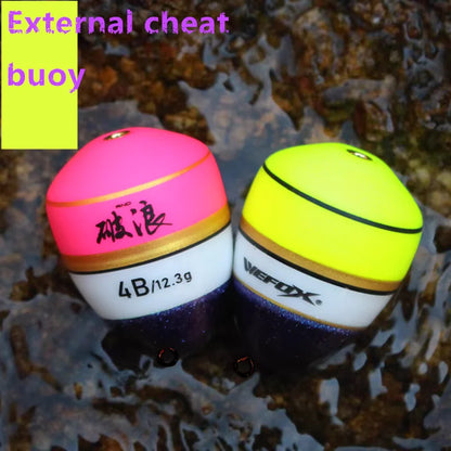 Wave Breaking Wutong Wood Float, Haiyan Fshing Boat Fishing, External Small A-Bo, High Sensitive Fishing Gear Accessories