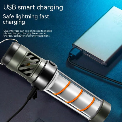 Multi-function Camping Mosquito Lamp Rechargeable Portable LED Flashlight Outdoor Lighting Mosquito Repellent Light with Tripod