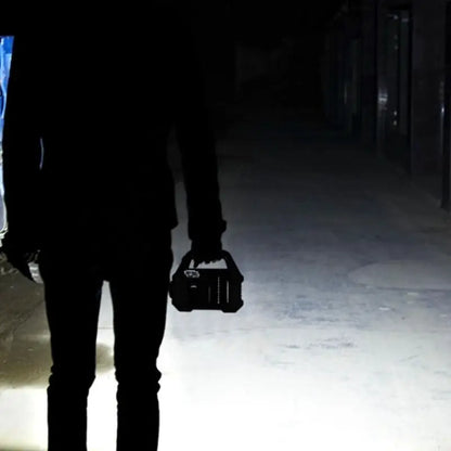 Emergencies Work Light Camping Light USB and Solar Charging Beam Flashlight D5QD