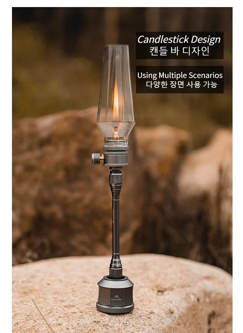 Mounthiker Outdoor Camping Gas Tank Lamp Lightweight Portable Emotional Camping Tourist Lamp Energy-saving Long-lasting Lighting