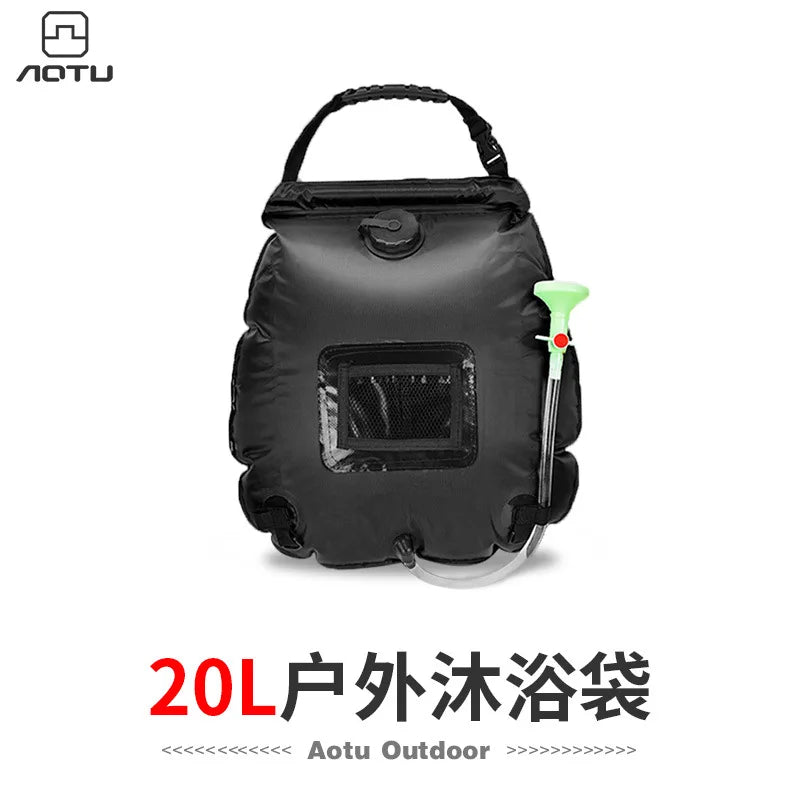 Outdoor New 20L Solar Energy Heat Camp Shower Bag Camping Shower Portable Shower Bag