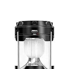 4Pack Solar Camping Lantern,Collapsible LED Solar USB Rechargeable Flashlight Emergency Hanging Lights for Camping Power Outages