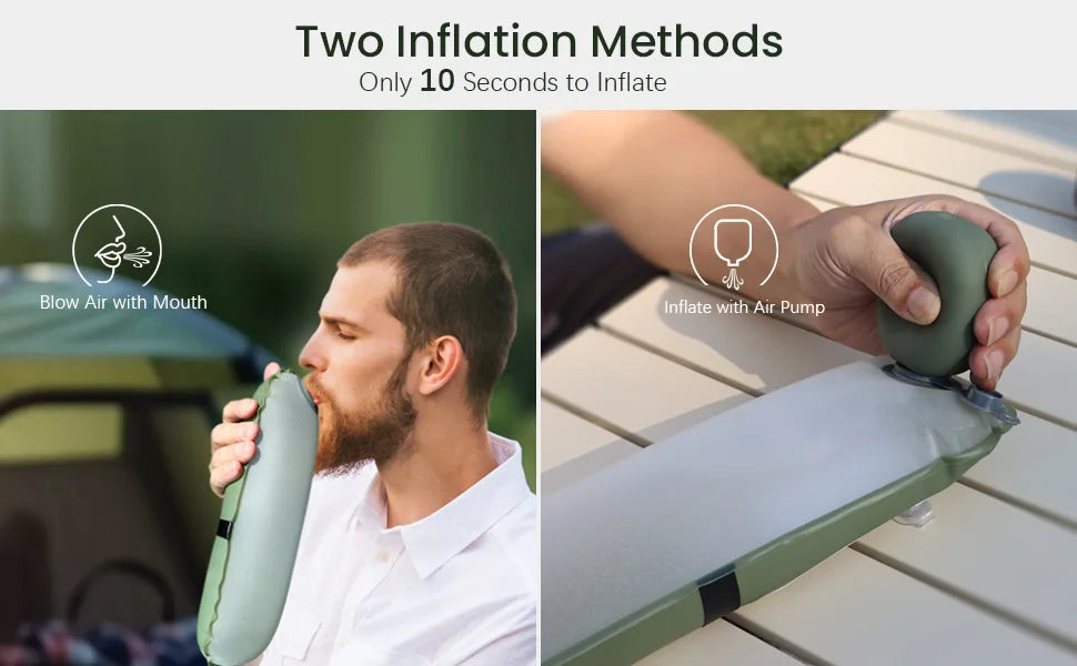 Portable Air Tube Light Foldable LED Soft Light Inflatable USB Solar Charging Waterproof Outdoor Photography Camping Lighting