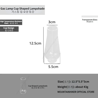 Mounthiker Outdoor Camping Gas Tank Lamp Lightweight Portable Emotional Camping Tourist Lamp Energy-saving Long-lasting Lighting