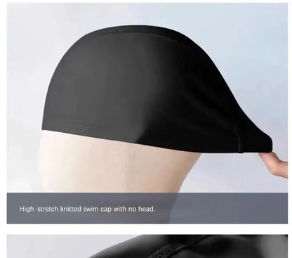 2025 New Anti Embarrassment Swimming  Gear Complete Adult Swimsuit Set Swim Cap Goggles 3 Pcs Set  Swimming Trunks for Men Short