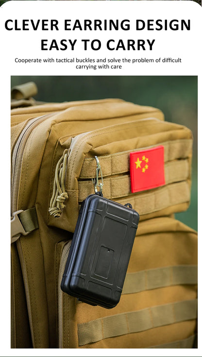 S/L/XL Size Outdoor Plastic Waterproof Sealed Survival Box Container Camping Outdoor Travel Storage Box Fishing Tackle Bag