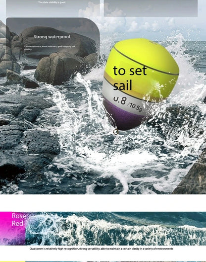 Wave Breaking Wutong Wood Float, Haiyan Fshing Boat Fishing, External Small A-Bo, High Sensitive Fishing Gear Accessories