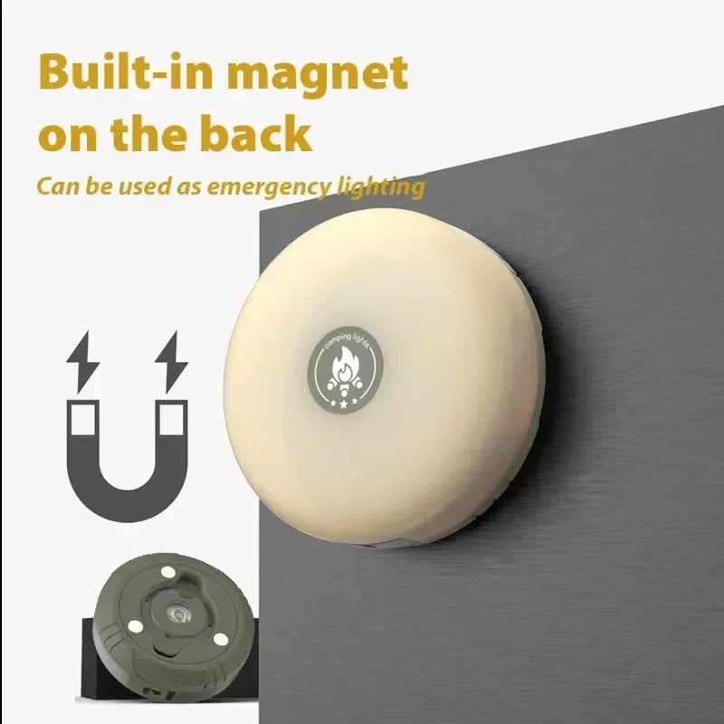 4in1 Camping Lamp Strip LED Atmosphere 10M Length Waterproof Recyclable Light Belt Outdoor Garden Decoration Lamp for Tent Room