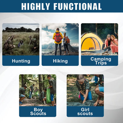 Multi Tool 46 in 1 Credit Card Size Outdoor Camping Survival Accessories Multipurpose Gear Gadget Tools for Man Portable