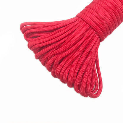4 Size Dia.4mm 7 Stand Cores Paracord 550 For Survival Parachute Cord Lanyard  Climbing Camping Rope Hiking Clothesline Bracelet