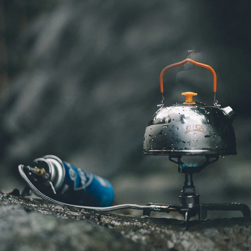 BRS Outdoor Gas Stove Mini Titanium Camping Gas Burner 25g Ultralight Stove Survival Furnace Pocket Picnic Gas Cooker BRS-3000T