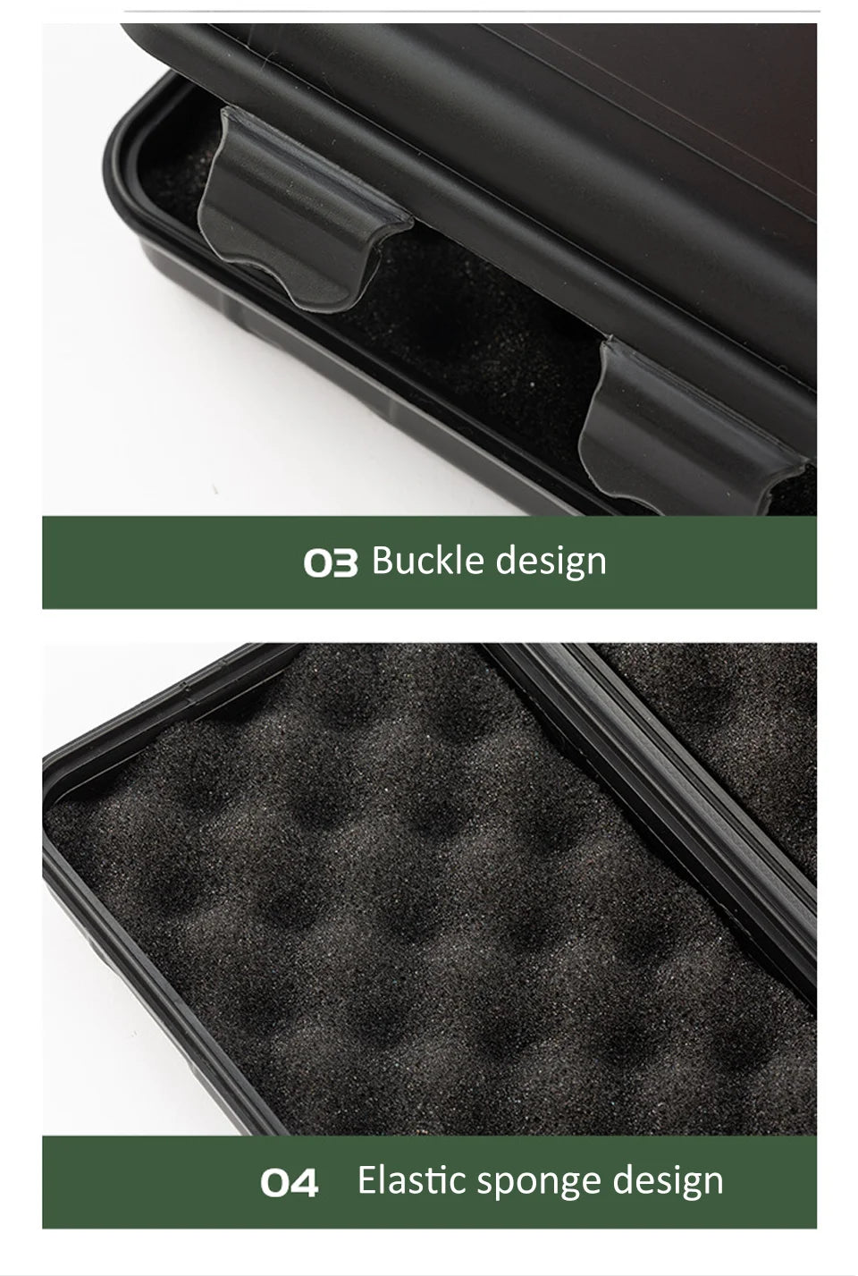 S/L/XL Size Outdoor Plastic Waterproof Sealed Survival Box Container Camping Outdoor Travel Storage Box Fishing Tackle Bag