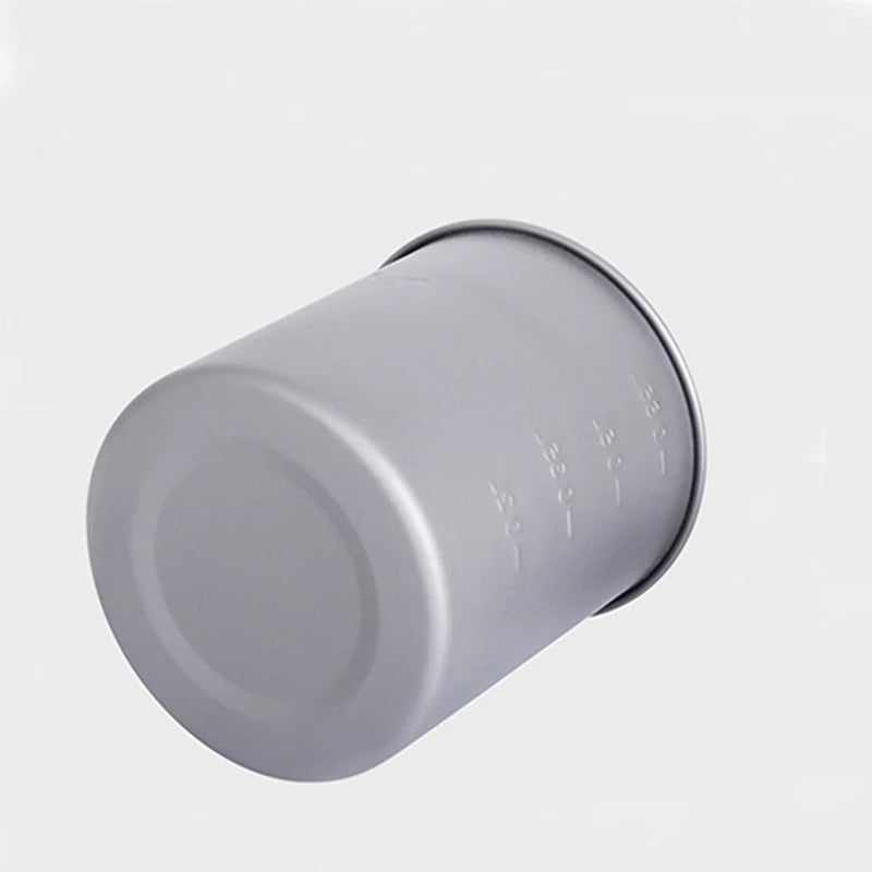 Boundless Voyage Camping Titanium Cup Mug Outdoor Tourist Picnic Cooking Hanging Pot Tableware Hiking Kitchen Equipment Cookware