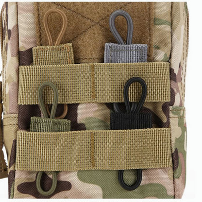 MOLLE Elastic Strap Bag Binding Buckles Outdoor Camping Multitool Retainer For Antenna Stick Pipe Camping Gear