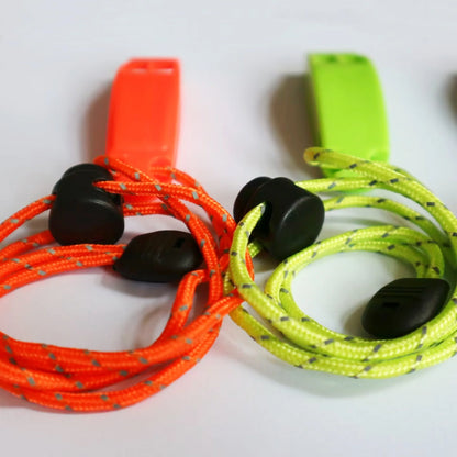 Outdoor Dual Audio Emergency Survival Whistle High Pitched Emergency Whistle for Camping Hiking Climbing EDC Sports Refere