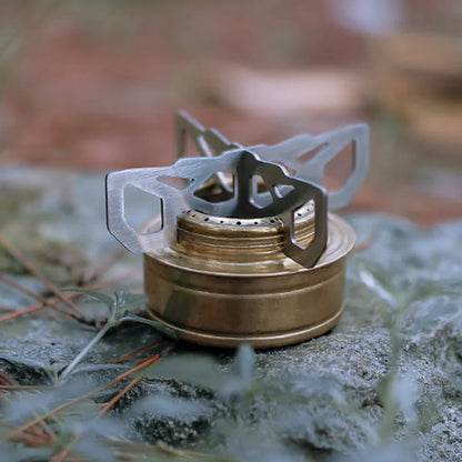 1/2pcs Mini Alcohol Stove Cross Stand Stainless Steel Sturdy Cooking Ultra-light Spirit Burner Cross Stand for Outdoor Camping