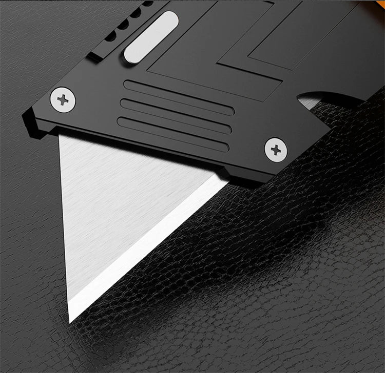 WYNNS Heavy Duty Box Cutter Folding Utility Knife Quick Change Blades SK5 Blades Cutting Tool Cutter for Cartons Cardboard Box