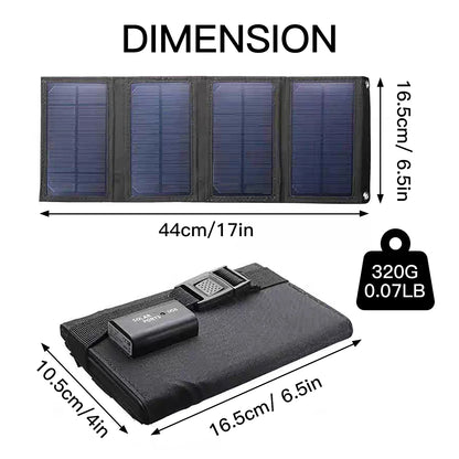1pc USB Foldable Portable Solar Panel 5V Flexible Small Waterproof Solar Panels Cells for Phones Car Camping Hiking Power Bank