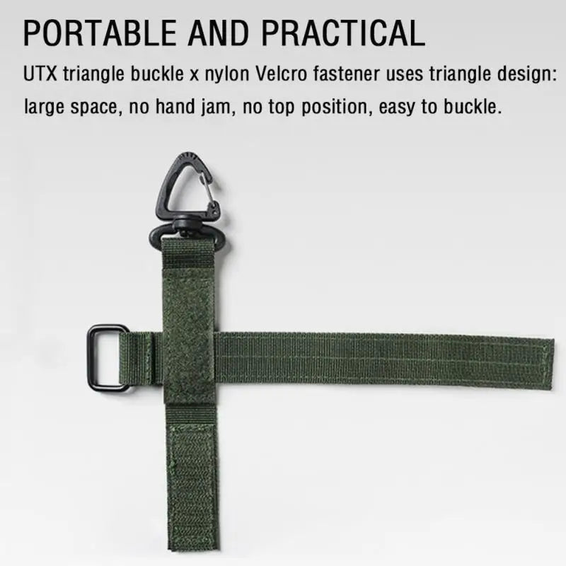 Multi-purpose Nylon Gloves Hook Work Gloves Safety Clip Outdoor Tactical Climbing Rope Camping Hanging Buck Outdoor Camping