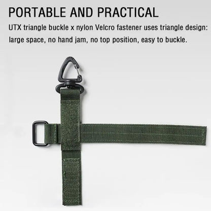 Multi-purpose Nylon Gloves Hook Work Gloves Safety Clip Outdoor Tactical Climbing Rope Camping Hanging Buck Outdoor Camping