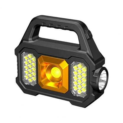 250LM Solar Power Camping Flashlight Waterproof 6 Gears Torch Light Lantern Side USB Hiking Super Bright LED/COB Outdoor Lamp