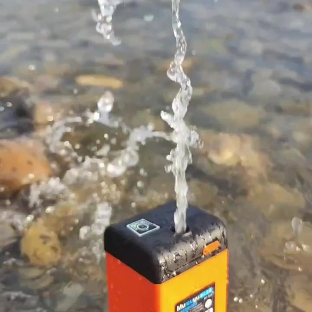 Outdoor Electric Shower Portable Shower Pump USB Rechargeable Waterproof Sprinkler Shower Head for Camping Travel Pet Watering